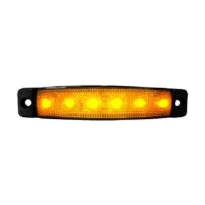 6 LED 24 V Parmak Lamba Sarı 10 Adet