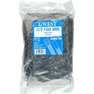 Gwest Gt 100MB 100 x 2,5 mm Siyah Kablo Bağı