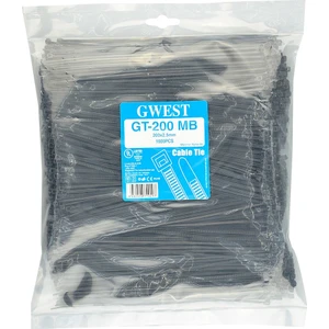 Gwest Gt 200MB 200 x 2,5 mm Siyah Kablo Bağı