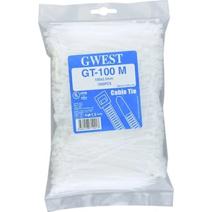 Gwest Gt 100M 100 x 2,5 mm Beyaz Kablo Bağı