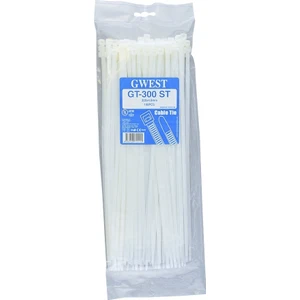 Gwest Gt 300ST300 x 4,8 mm Beyaz Kablo Bağı