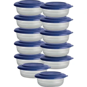 Kristal Lacivert Kase 12'lı Set