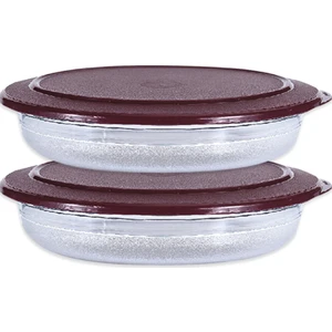 Kristal Bordo 2li Set