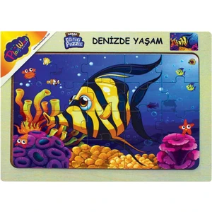 Ahşap Eğitici Puzzle Denizde Yaşam ONY-189