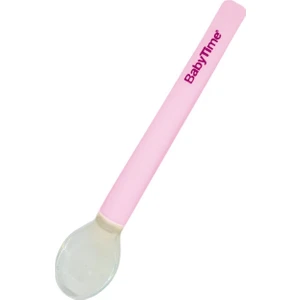 Babytime BT112 Silikon Kaşık  - Pembe