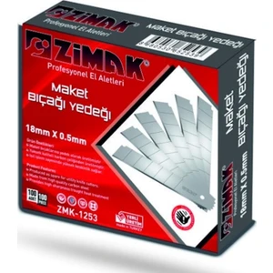 Geniş Maket Bıçağı Yedeği 100'lü ZMK-1253