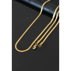 Gold Çelik Erkek İtalyan Zincir Kolye