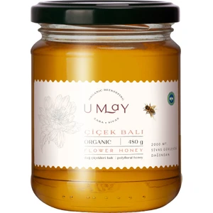 Umay Herbal Organik Çiçek Balı (Poliflora) 480 Gr