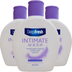 Deep Fresh Intimate Dış Genital Bölge Yıkama Jeli 3 x 250 ml