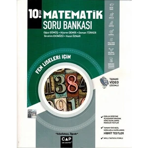 Çap Yayınları 10. Sınıf Matematik Fen Lisesi Soru Bankası
