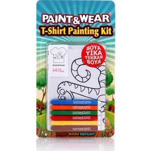 Dinazor Ailesi Boyama T-Shirt 4-6