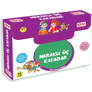 Meraklı Üç Kafadar (10 Kitap) 7+ Yaş