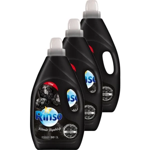 Kömür Siyahlığı Siyahlar İçin Çamaşır Deterjanı 3000 ml Üçlü Set
