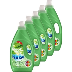 Aloe Vera Renkliler İçin Sıvı Çamaşır Deterjanı 3000 ml Beşli Set