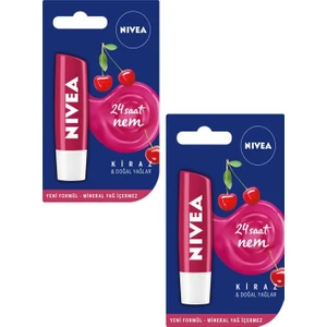 Lip Dudak Bakım Kremi Kiraz 2'li Set