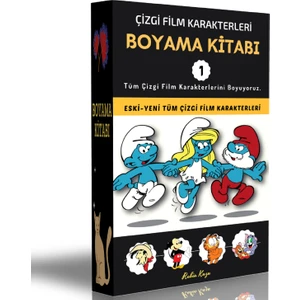 Çizgi Film Karakterleri Boyama Kitabı-1