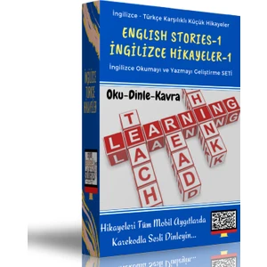 Enine Boyuna Eğitim English Short Stories Books - Ingilizce Küçük Hikayeler Kitabı,