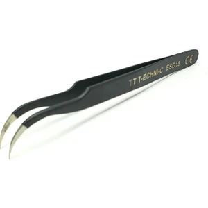 Tt-Technıc Esd-15 Antistatik Eğri Uçlu Cımbız 120MM