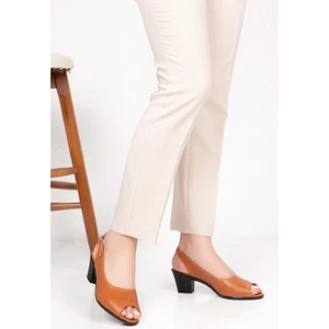 Deri Topuklu Ayakkabı  Vdt.211