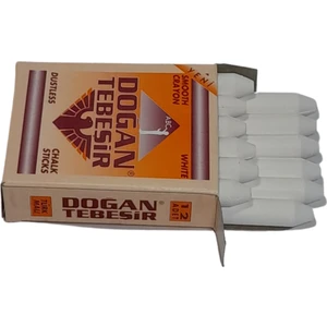 Sulfatlı Klasik Beyaz Tebeşir 12'li