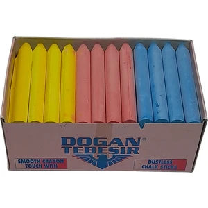 Sulfatlı Klasik Renkli Tebeşir 72'li