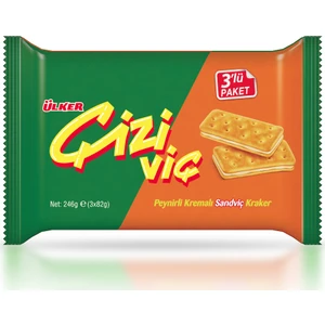 Çiziviç Peynirli Kraker 3x82 gr