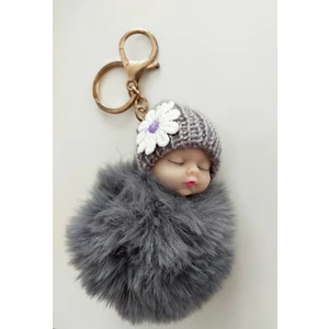 YD Hediyelik Uyuyan Bebek Peluş Anahtarlık