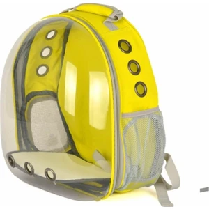 Şeffaf Fileli Astronot Kedi Köpek Taşıma Çantası 42 x 22 x 33