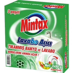 Lavabo Açıcı 3 x 80 gr