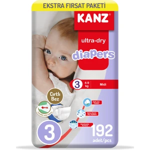 Bebek Bezi 3 Numara 3 x 64'lü