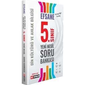 Ddy Yayınları 5. Sınıf Din Kültürü ve Ahlak Bilgisi Efsane Yeni Nesil Soru Bankası