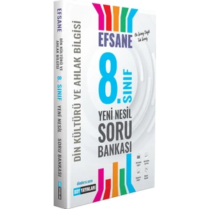 Ddy Yayınları 8. Sınıf Din Kültürü ve Ahlak Bilgisi Efsane Yeni Nesil Soru Bankası