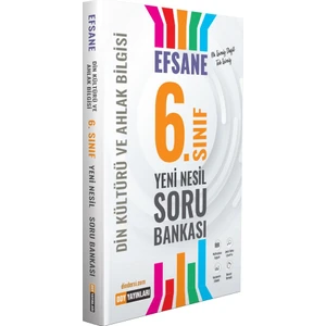 Ddy Yayınları 6. Sınıf Din Kültürü ve Ahlak Bilgisi Efsane Yeni Nesil Soru Bankası
