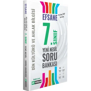 Ddy Yayınları 7. Sınıf Din Kültürü ve Ahlak Bilgisi Efsane Yeni Nesil Soru Bankası