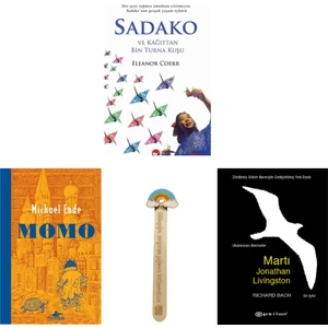 Sadako - Momo - Martı (3 Kitap Set)+Cizo Kitap Ayracı