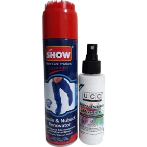 Süet Nubuk Sprey Lacivert ve Ucc Ayakkabı Temizleyici 100ML Sprey