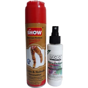 Süet Nubuk Sprey Camel ve Ucc Ayakkabı Temizleyici Sprey