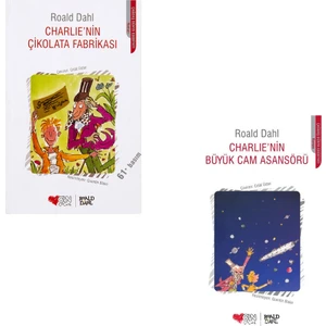 Can Çocuk Yayınları Charlie’nin Çikolata Fabrikası ve Büyük Cam Asansörü Set 2 Kitap