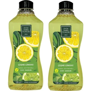 Eyüp Sabri Tuncer Çeşme Limonu Sıvı Sabun 1,5 lt x 2 Adet