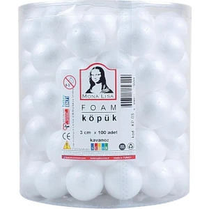 Köpük Top Kavanoz 3 cm 100 Adet