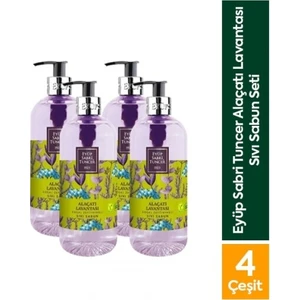 Eyüp Sabri Tuncer Sıvı Sabun Alaçatı Lavantası 500 ml x 4 Adet