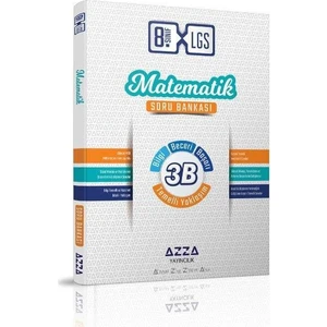 Azza Yayıncılık 8. Sınıf 3b LGS Matematik Soru Bankası