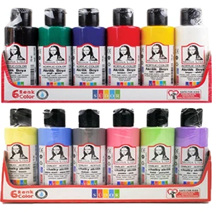 Monalisa Chalky 6 Akrilik Boya 70 ml 12'li