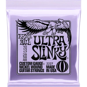 Ernie Ball 2227 Ultra Slinky Nickel Wound Electric Guitar Strings Elektro Gitar Teli 010-48