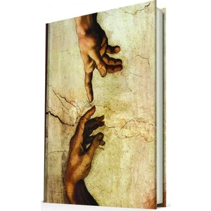 Art Of World The Creation Of Adam 96 Yaprak Çizgili Sert Kapak Defter