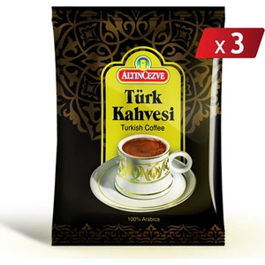 Altın cezve Türk Kahvesi 100 gr x 3