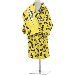 Batman Dark Lisanslı Havlu Bornoz Set Sarı 11-12 Yaş