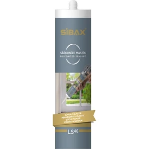 LS46 Sibax Silikonize Mastik 450gr Beyaz