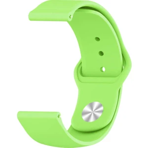 Nezih Case Samsung Galaxy Watch Active 2 40 mm Klasik Silikon Kordon (Sağlam Esnek Dizayn) Yeşil