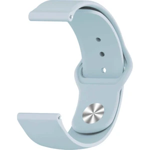 Nezih Case Samsung Galaxy Watch Active 2 40 mm Klasik Silikon Kordon (Sağlam Esnek Dizayn) Açık Mavi